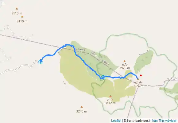 ترک جی پی اس صعود به قله تفتان