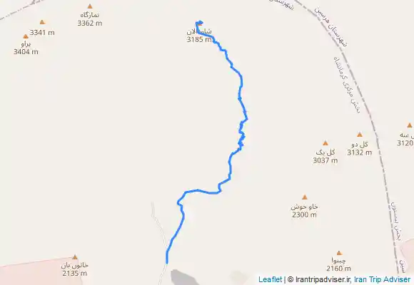 ترک جی پی اس قله شاودالان
