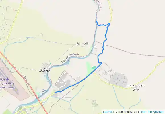 ترک جی پی اس مسیر پیاده چال کندی