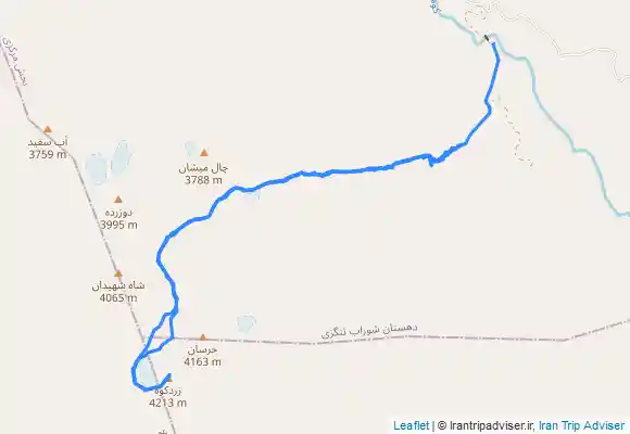 ترک جی پی اس صعود به قله کلونچین