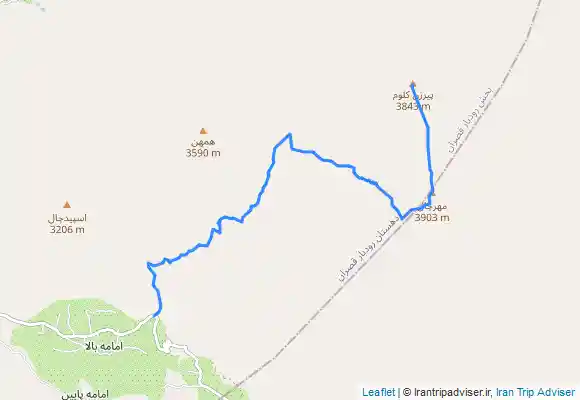 ترک جی پی اس Mehrchal ،pirzan Kloum-HYCO 97.05.05 مهرچال و پیرزن کلوم از روستای امامه