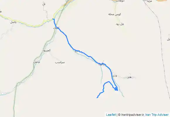 ترک جی پی اس برگشت از تنگه کوشکگ به ده یالرود با ماشین