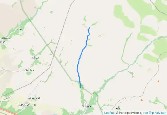 ترک جی پی اس آبشار خرو نیشابور