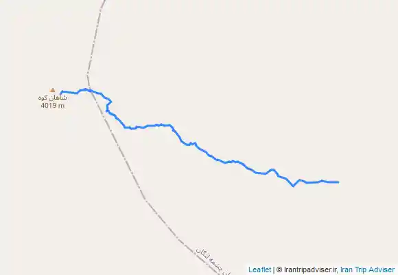ترک جی پی اس بام استان اصفهان قله شاهان کوه