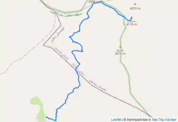 ترک جی پی اس sialan summit قله سیالان