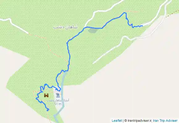 ترک جی پی اس آبشار شاهاندشت تا قلعه ملک بهمن