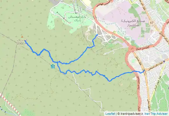 ترک جی پی اس شیراز ، دراک ، صعود مسیر چالشی دره نمک به قله دراک فرود ازیگ زاگ موسوی