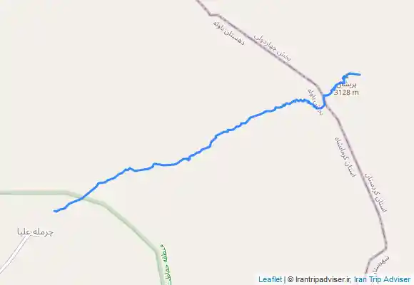 ترک جی پی اس parishan peak