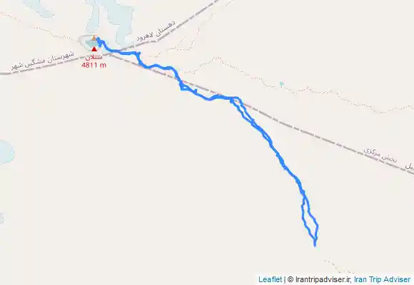 ترک جی پی اس صعود به سولطان ساوالان از جبهه جنوب شرقی(سرعین-چای گوزی)