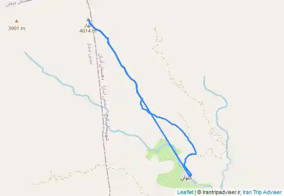 ترک جی پی اس قله کهار