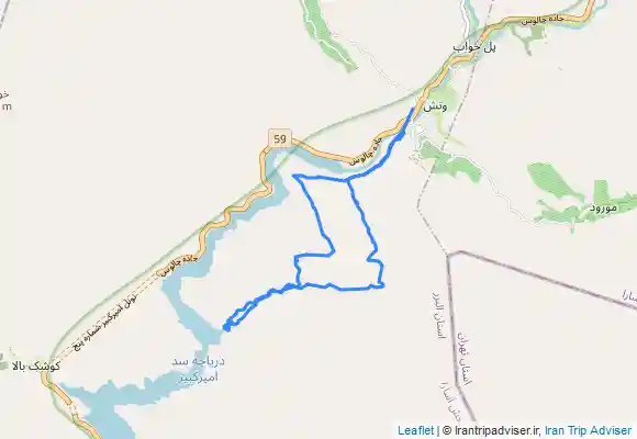 ترک جی پی اس رزکان ، دره رزکان از ابتدای جاده مورود 