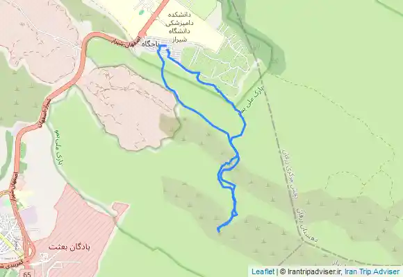 ترک جی پی اس شیراز ، پارک ملی و حفاظت شده بمو ، آبشار دره باغ ، چشمه چرو ، ارتفاعات کل اسد خانی