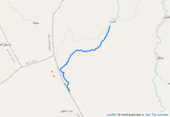 ترک جی پی اس صعود و فرود قله قولی زلیخا از روستای بست