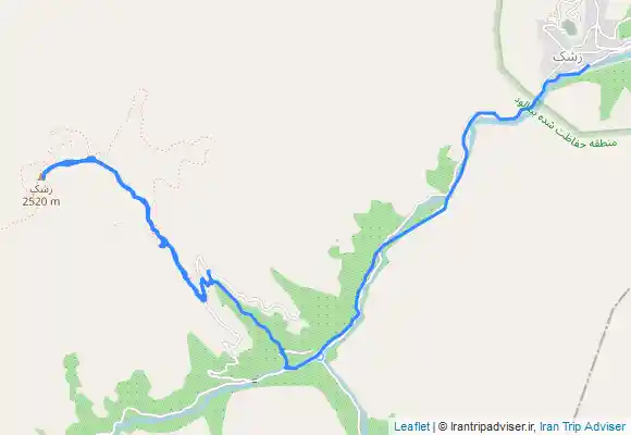 ترک جی پی اس قله زشک