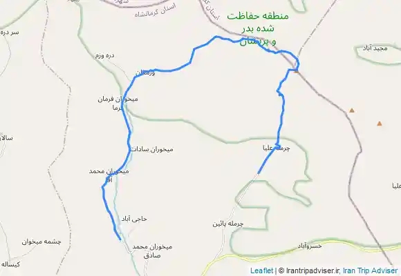 ترک جی پی اس قله بدر سنقر