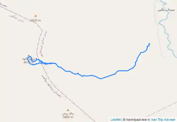 ترک جی پی اس قله شاهان کوه