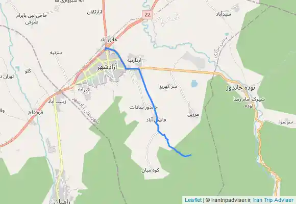 ترک جی پی اس آبشار لاشو