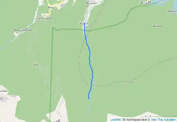 ترک جی پی اس Jalsang waterfall آبشار جلسنگ