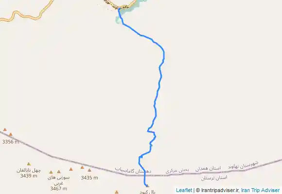 ترک جی پی اس قله یال کبود