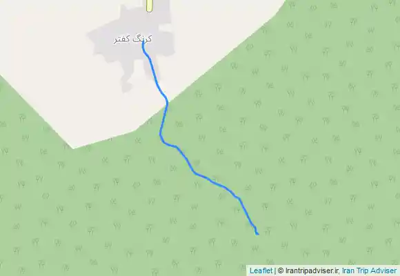 ترک جی پی اس مسیر خاکی ماشین رو آبشار کرنگ کفتر