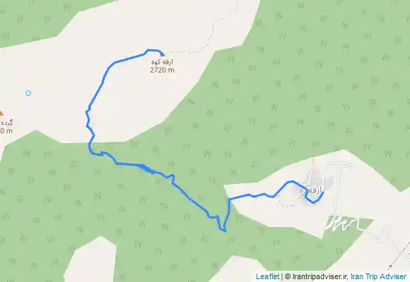 ترک جی پی اس ارفعه کوه