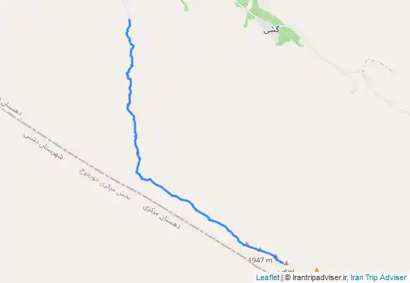 ترک جی پی اس مسیر صعود به قله بیرمی (پازنان)از تنگ کیسی