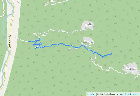 ترک جی پی اس آبشار چلی پايين