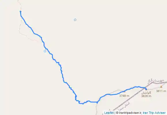 ترک جی پی اس قله گاوکشان