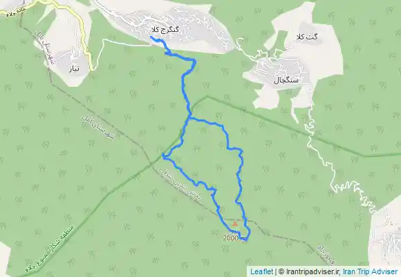 ترک جی پی اس گنگرج کلا کترو گنگرج کلا(مسیر متفاوت)