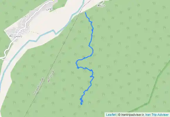 ترک جی پی اس روستای کالی کلا به ابشار انجلیکا