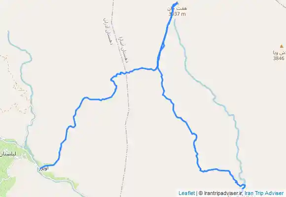 ترک جی پی اس قله هفت خان آسارا