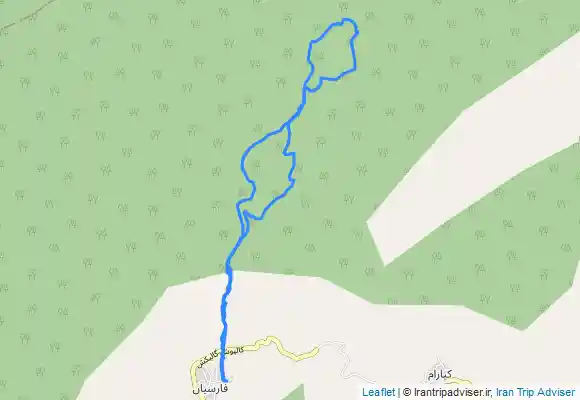 ترک جی پی اس پياده‌روي تا لته پاکندس ومارِسو ازروستای فارسیان