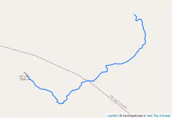ترک جی پی اس دالانکوه مسیر تیعه