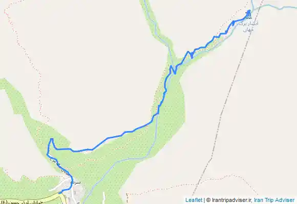 ترک جی پی اس آبشار برگ جهان