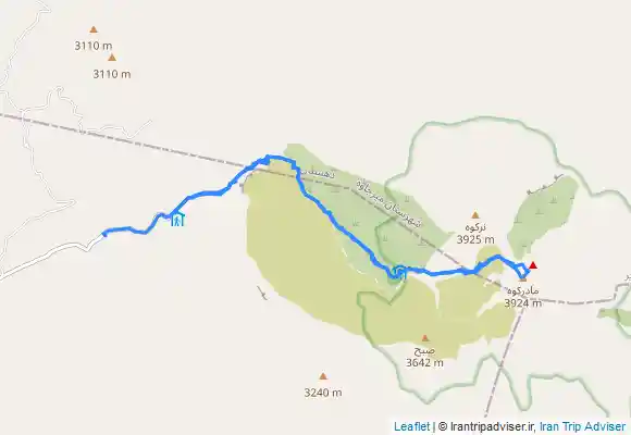 ترک جی پی اس بام استان سیستان و بلوچستان قله تفتان