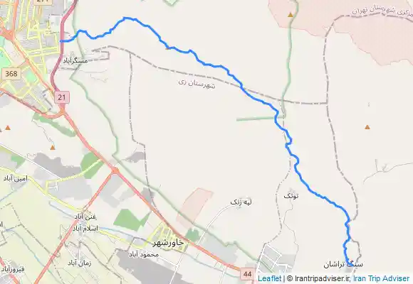 ترک جی پی اس خط الرس کلخانی به روستای چلقز