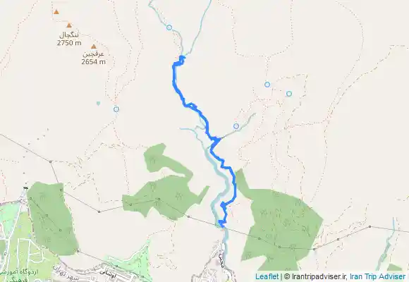 ترک جی پی اس دارآباد تا آبشار چال مگس