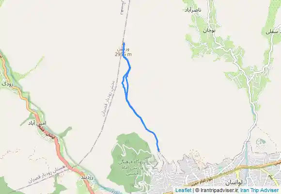 ترک جی پی اس تهران - لواسانات - قله ورجین