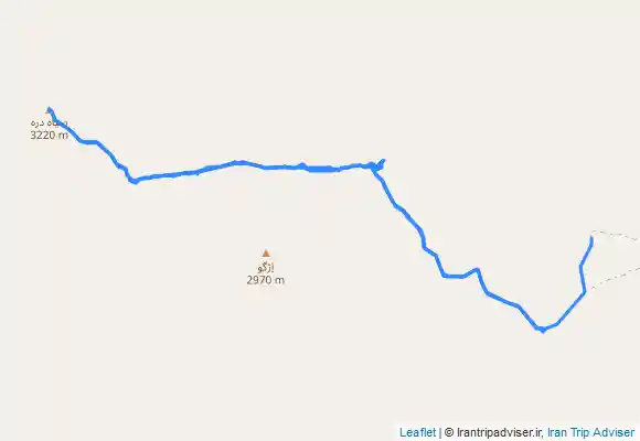 ترک جی پی اس قله کرکسو شهمیرزاد