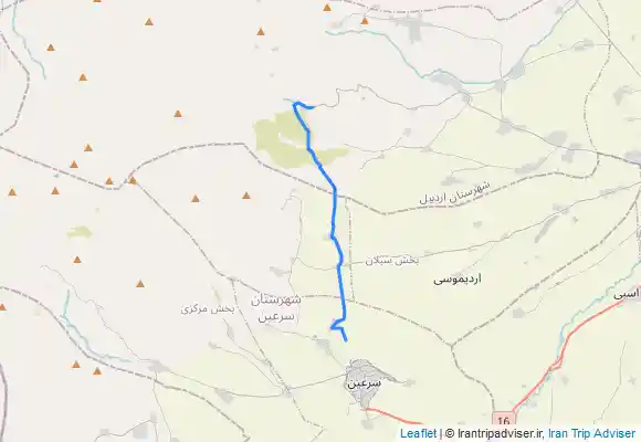 ترک جی پی اس Abshar sardabe be sarein