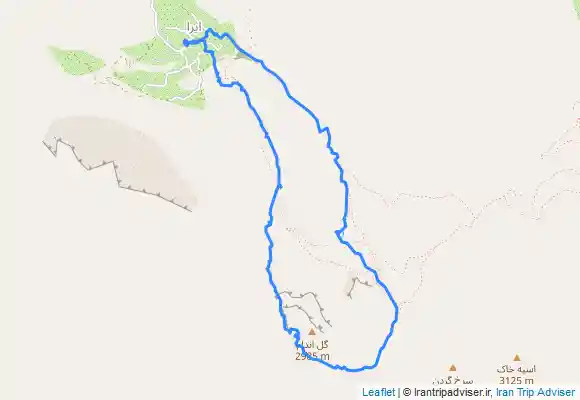 ترک جی پی اس گل اندام ایرا از دو مسیر متفاوت gol andam