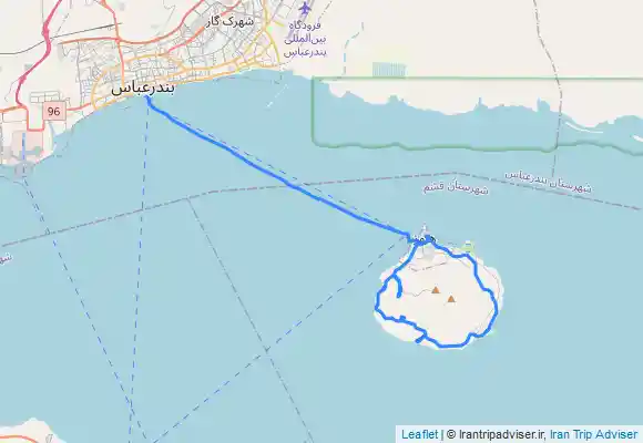 ترک جی پی اس HORMOZ from BANDARE ABBAS-هرمز از بندر عباس