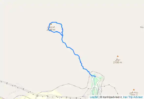 ترک جی پی اس مسیر دیواره نوردی کوه فرخشاد کرمانشاه