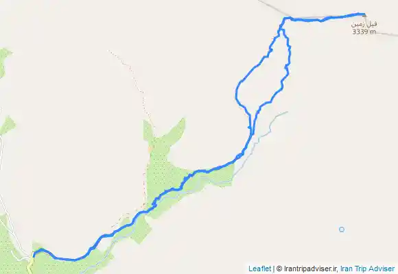 ترک جی پی اس قله فیل زمین