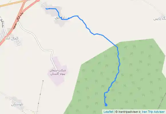 ترک جی پی اس Tarājīq - Yālnī مرداب نیلکوه