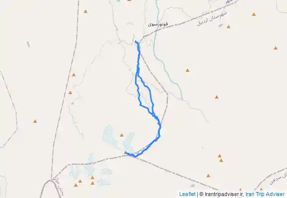 ترک جی پی اس sabalan winter سبلان زمستانه شب مانی قله