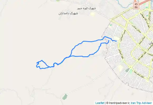 ترک جی پی اس پیادروی تنگ تعلیو