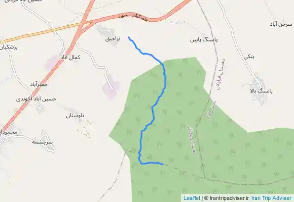 ترک جی پی اس نیلکوه از تراجیق سرعتی