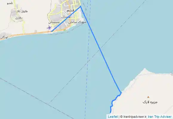 ترک جی پی اس Larak island