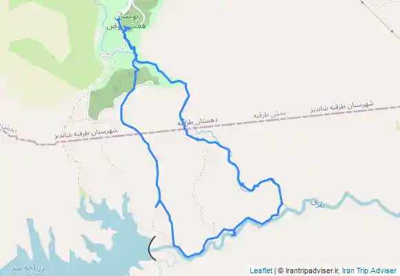 ترک جی پی اس هفت حوض به سد طرق